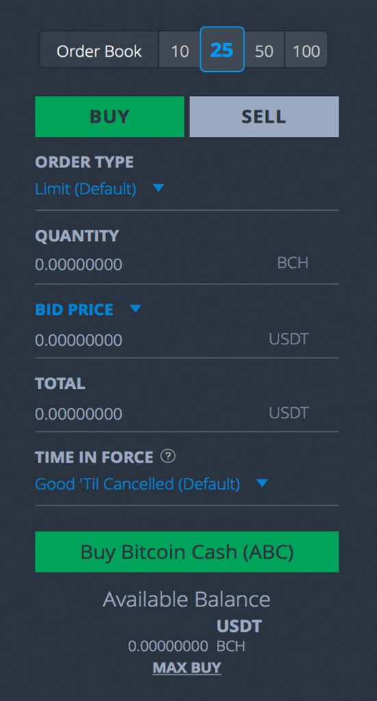 order book