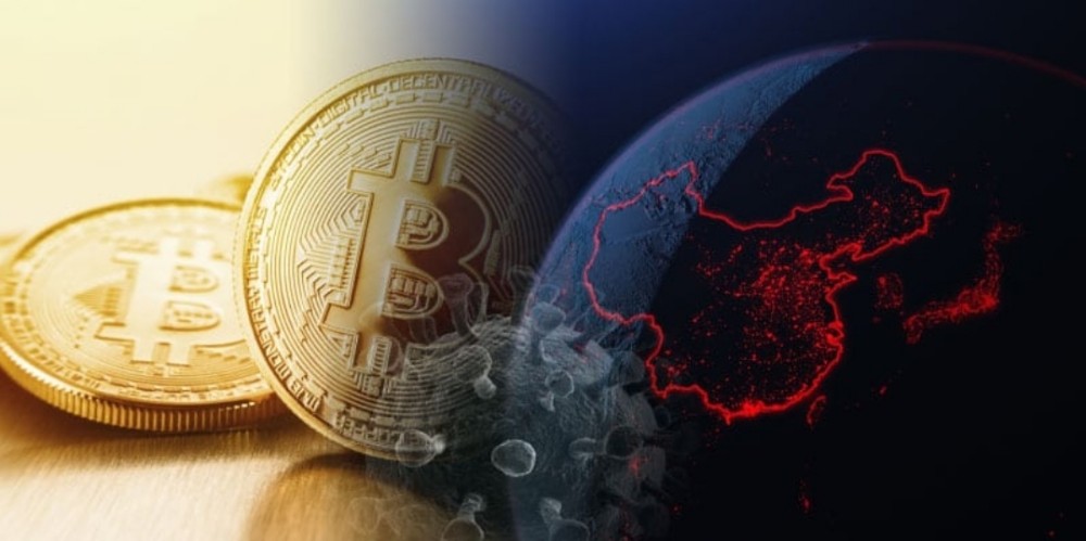 شیوع ویروس کرونا بیت کوین