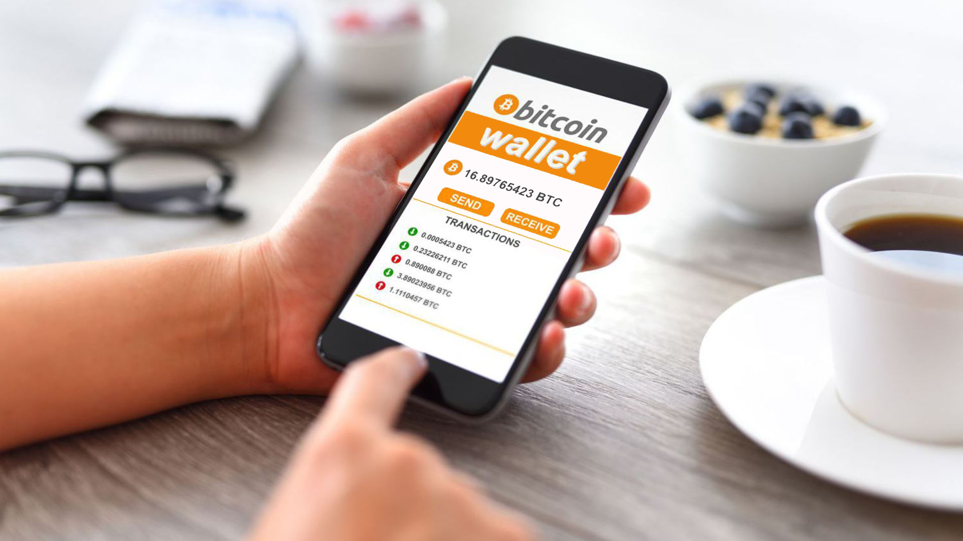 کیف‌پول رمزارزی بیت کوین موبایل اندروید