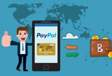 پی‌پل PayPal بیت کوین خرید رمزارز